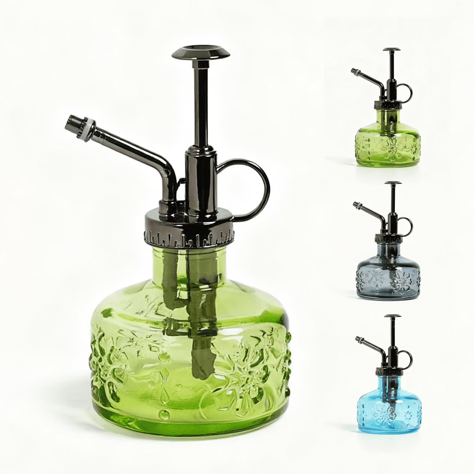 Vintage Glass Plant Mister with Pressure Pump (180 ml)