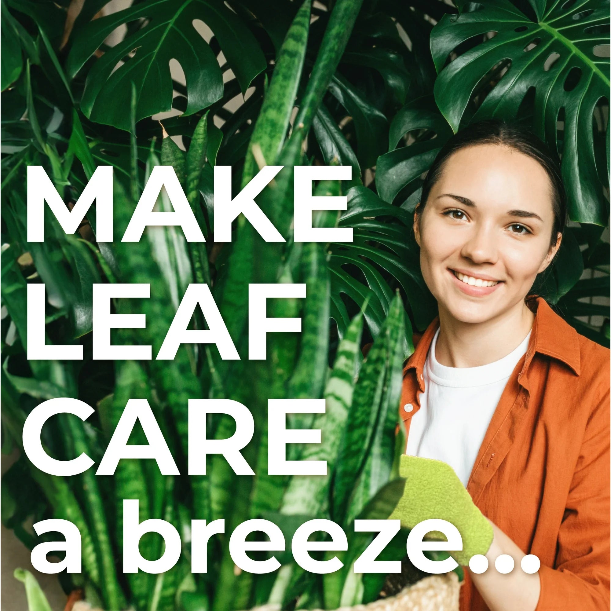 Microfiber Leaf Cleaning Gloves (1 Pair)