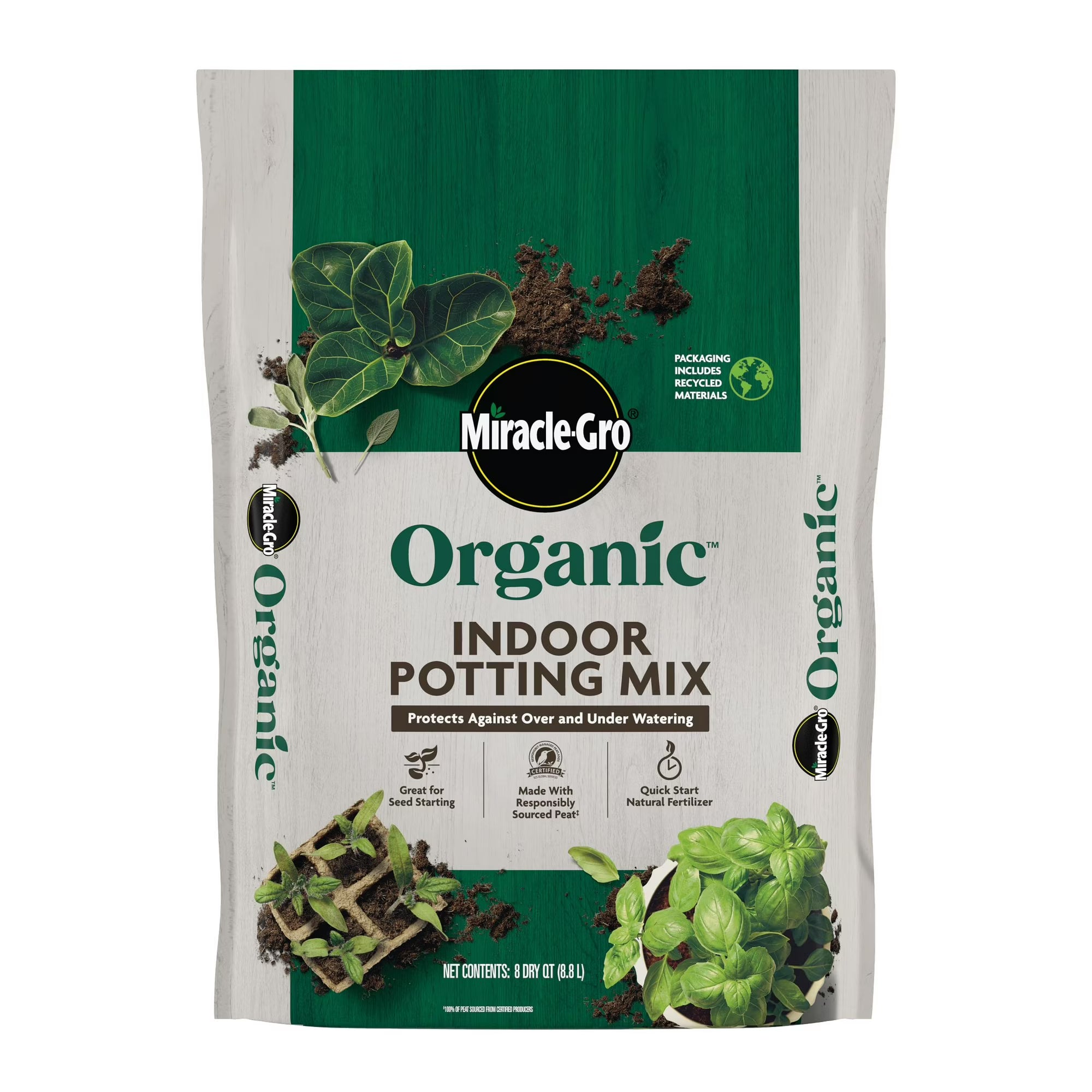 Organic Indoor Potting Mix for Container Plants (8 qt.)