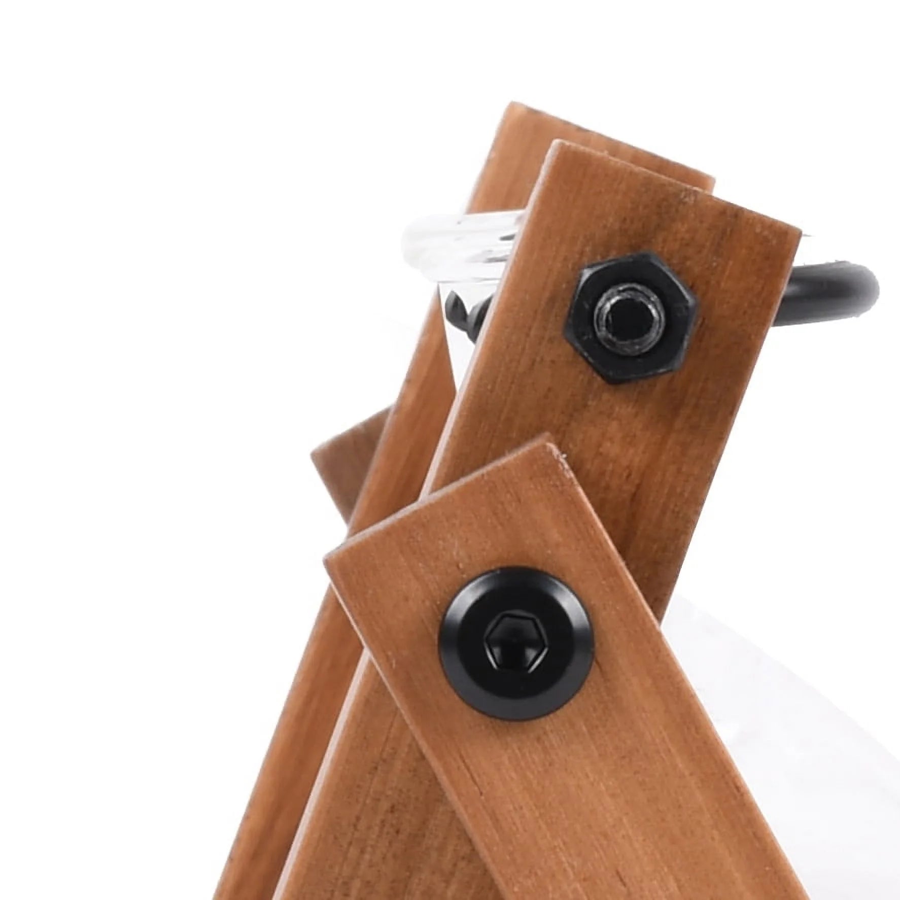 Glass & Wood Plant Propagation Station Set (11.3 × 4.3 × 5.5 in.)