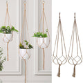 Macramé Plant Hangers (2-Piece Set)