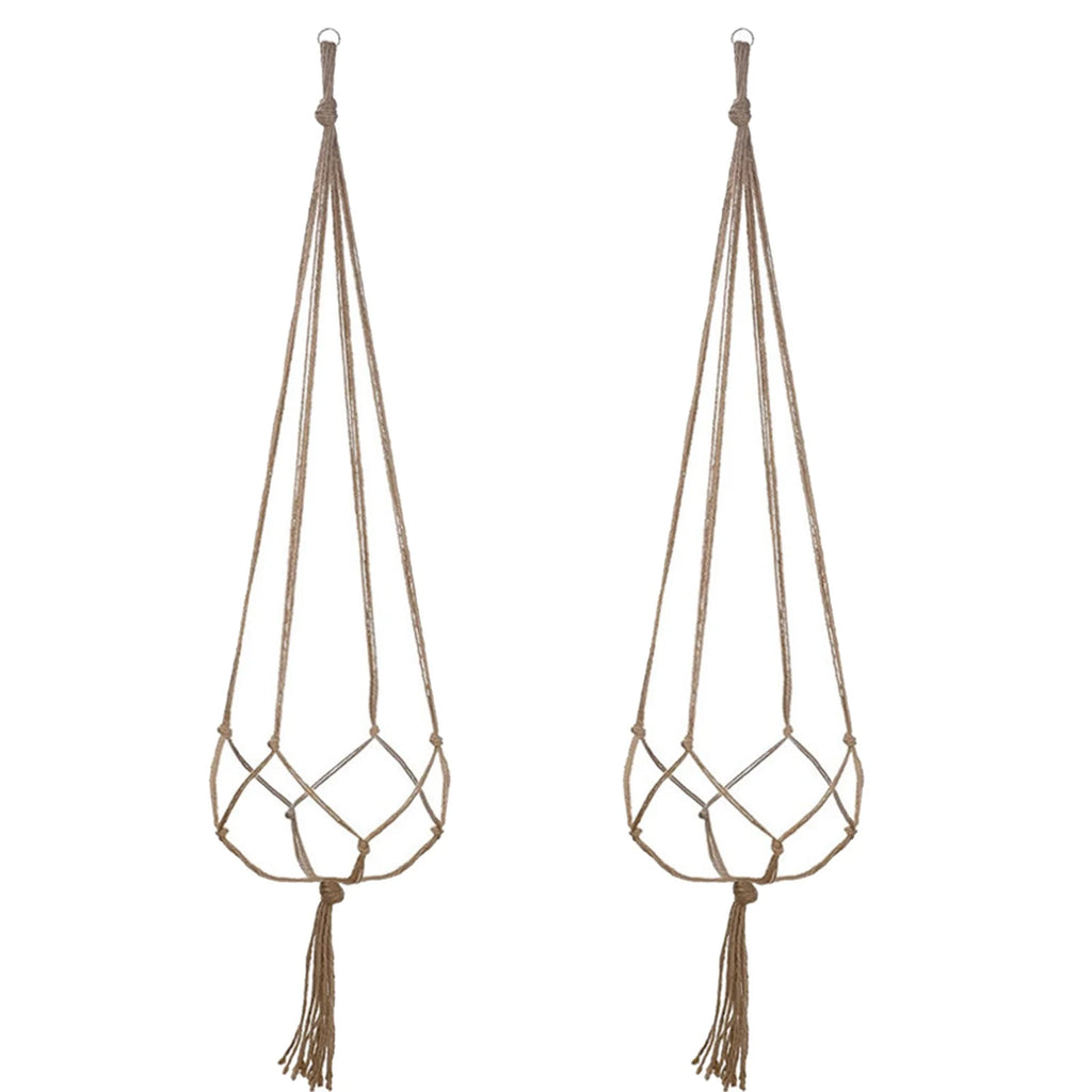 Macramé Plant Hangers (2-Piece Set)
