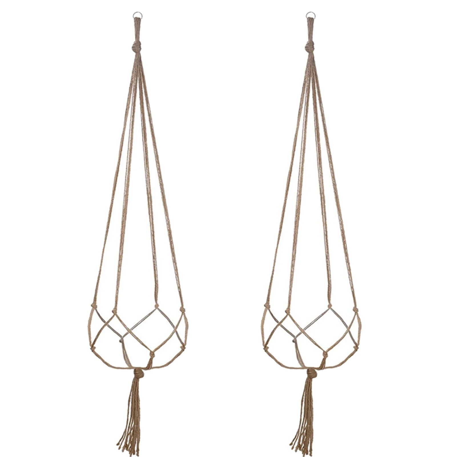 Macramé Plant Hangers (2-Piece Set)